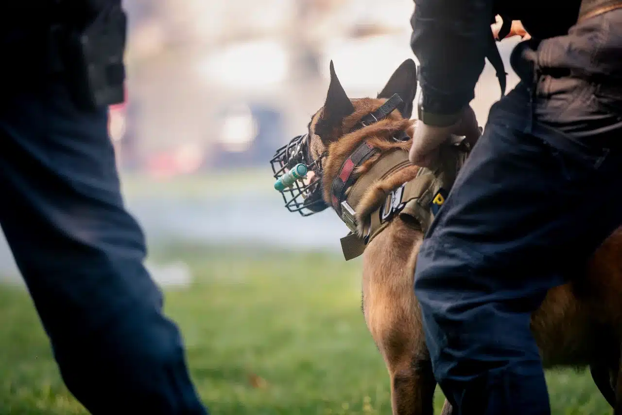 Entrainement des maîtres-chiens