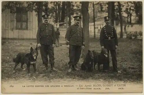 Maître-chiens de Neuilly-sur-Seine en 1907